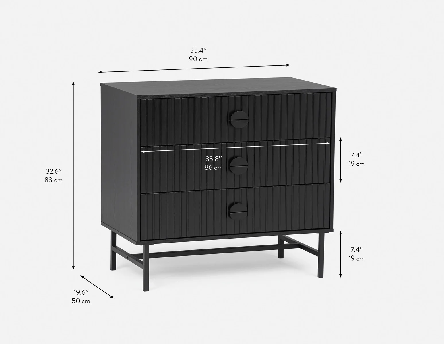 MONTANA — Modern 3-drawer dresser - Image 12