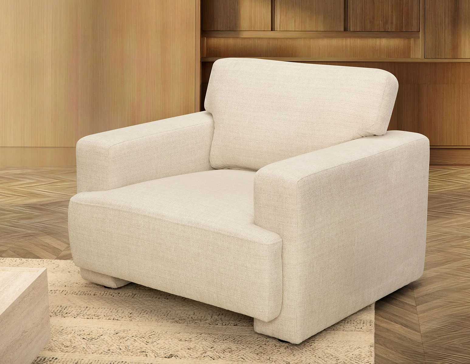 CHARLIE — Modern contemporary armchair (77-12-32-46)