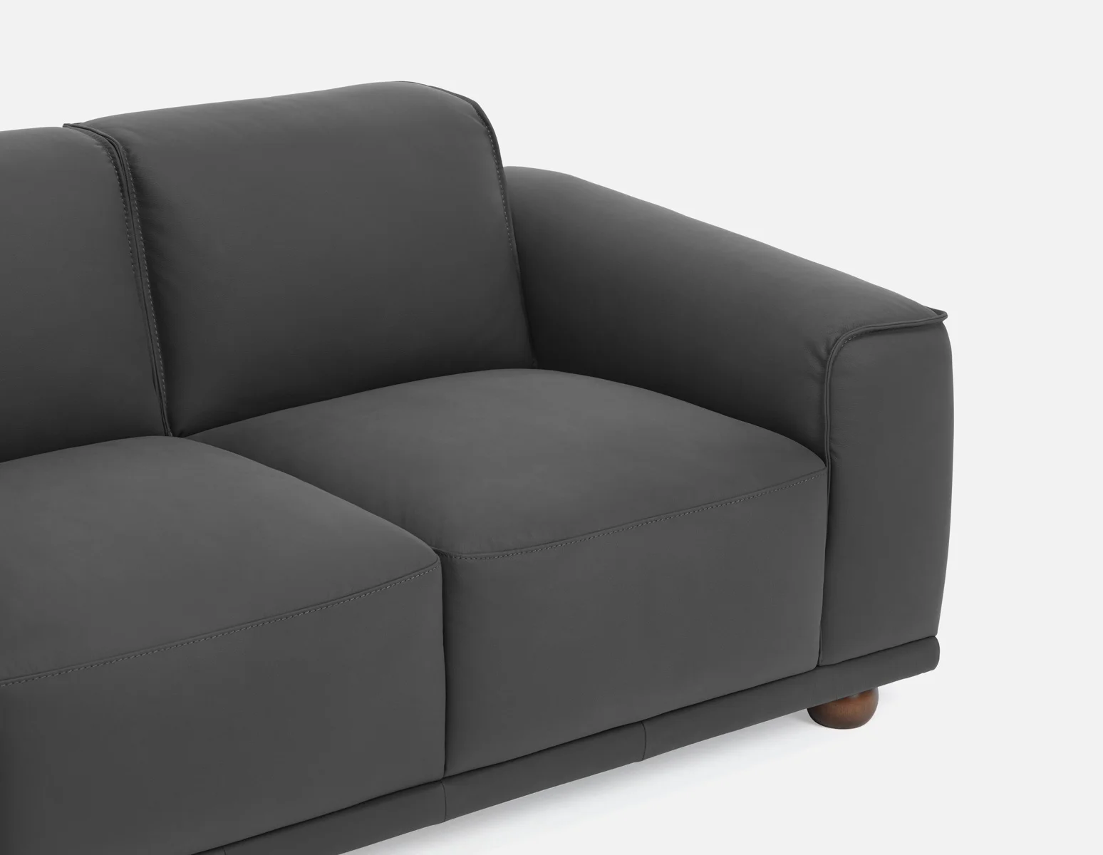 VIGO — 100% leather apartment sofa (71-99-64-20) - Image 9