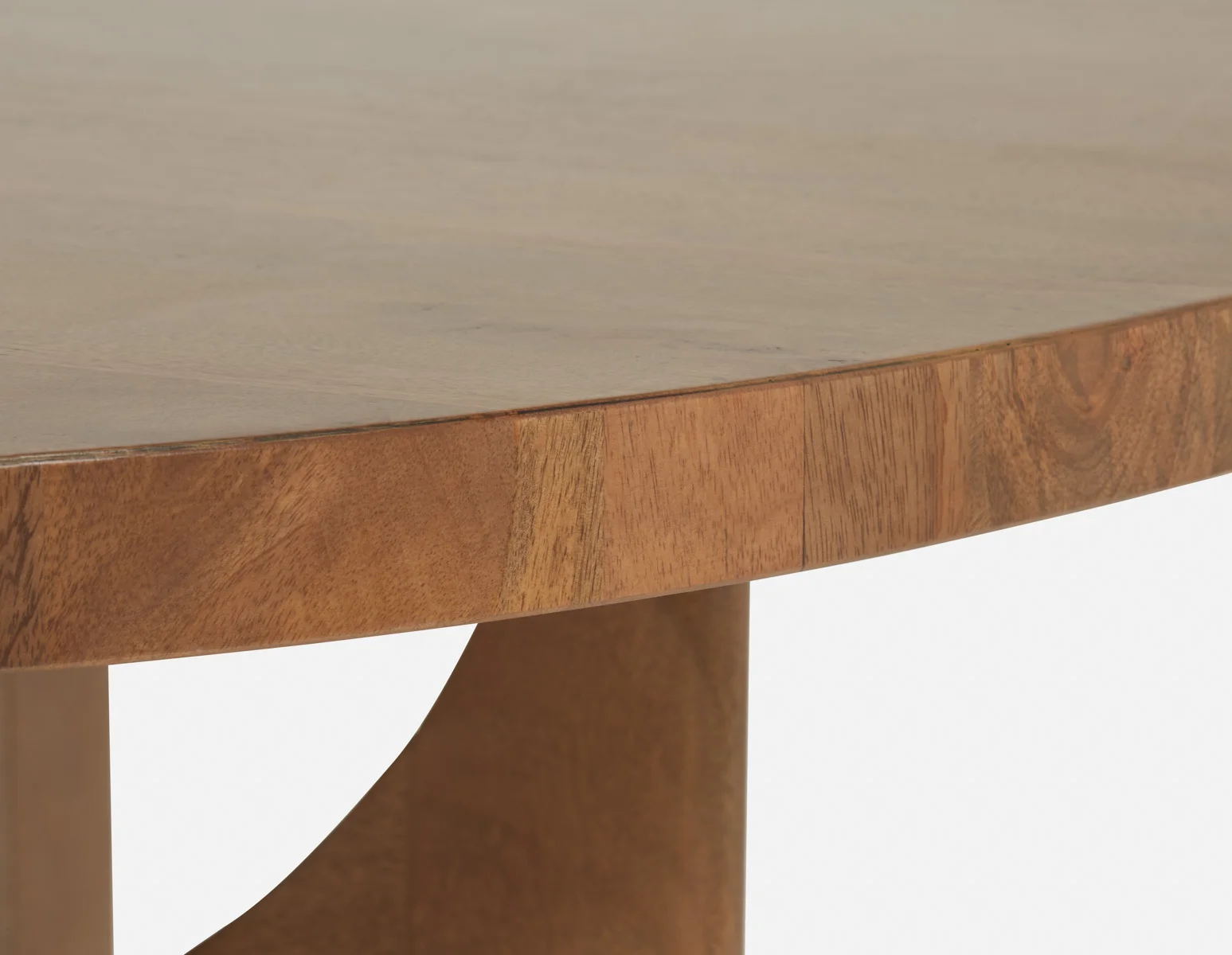 ROSETTA — Elegant mango wood round dining table 150 cm - Image 3