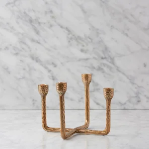 CANDI — Aluminum candle holder 18 cm