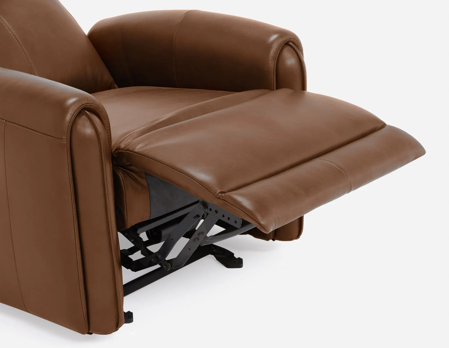 CALVERO — Contemporary power-reclining and glider 100% leather armchair with usb port (84-12-10-96-F) - Image 6