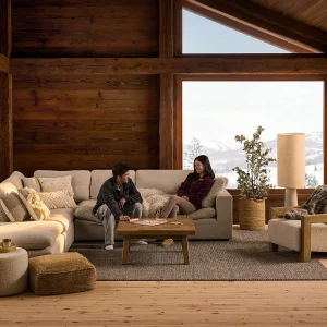 SOFT — Contemporary 5-pc modular sectional sofa (89-07-55-46)