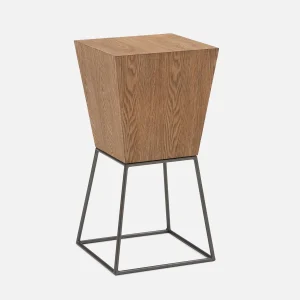 TRAPEZ — Ash veneer pedestal 71 cm (60-58-39-83)