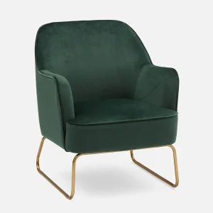 DARAH — Velvet armchair (91-15-30-70)