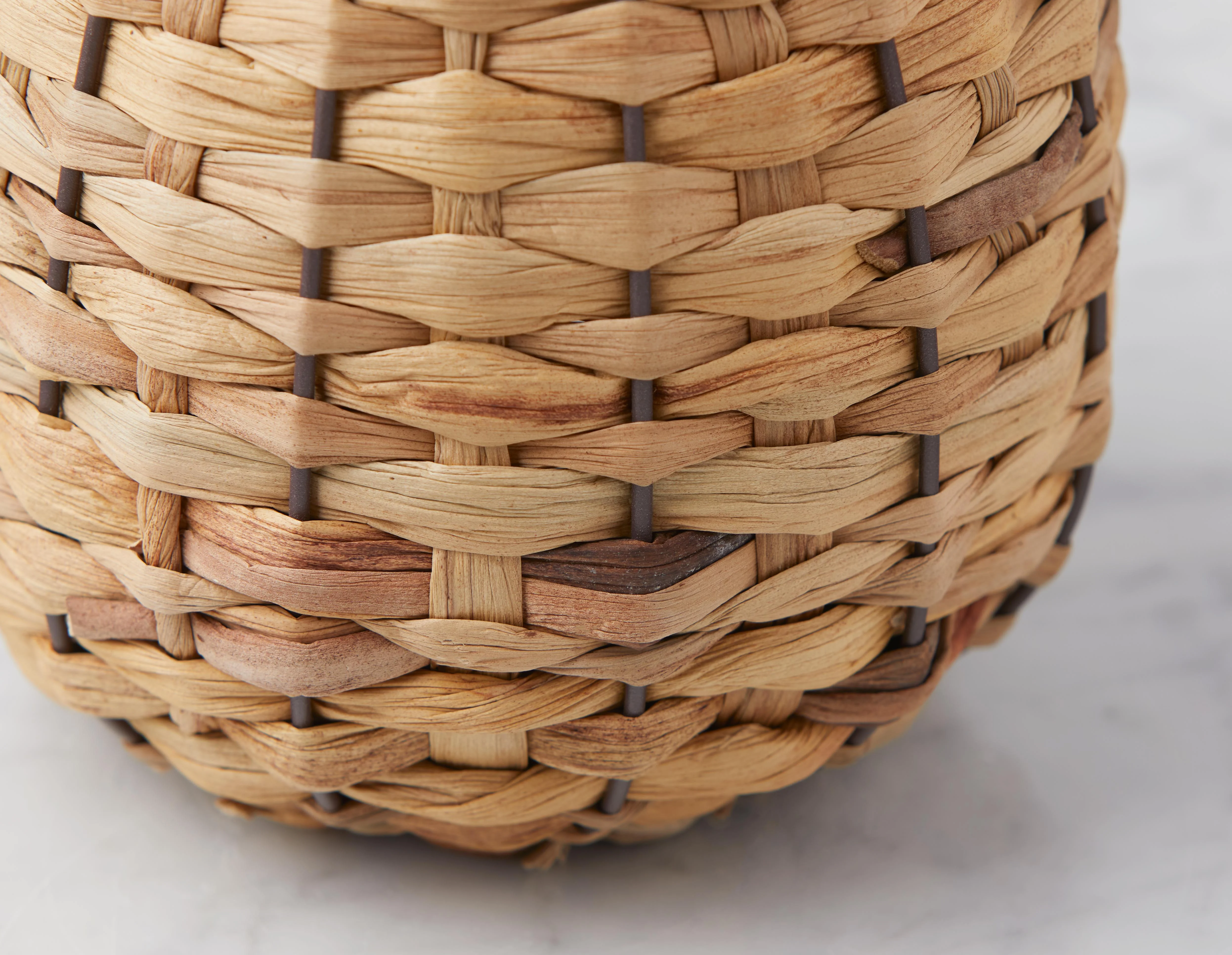 JOEY — Decorative straw pineapple 30 cm - Image 2