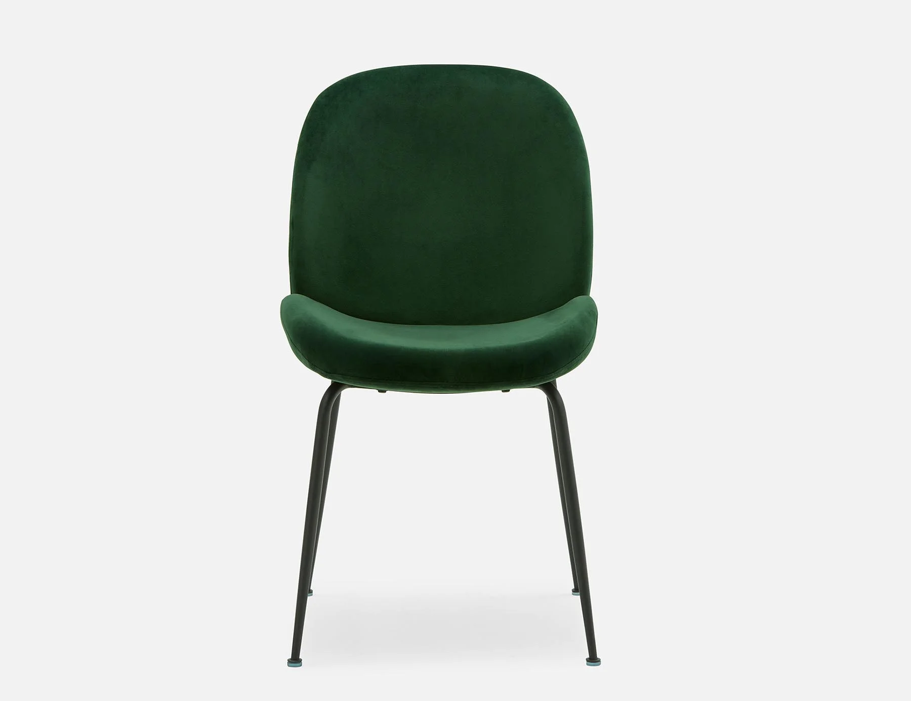 JUDITH — Contemporary velvet dining chair (03-39-96-70) - Image 3