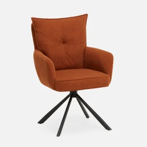 RICHARD — Swivel dining armchair (42-34-41-45)