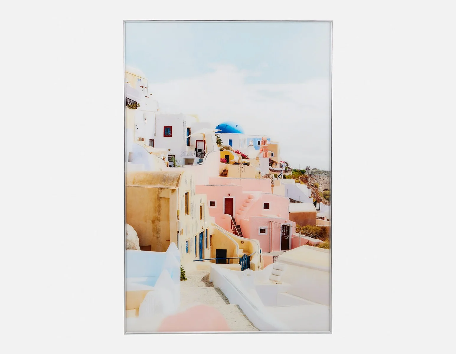 SANTORINI IV — Framed giclée 100 cm x 150 cm - Image 2