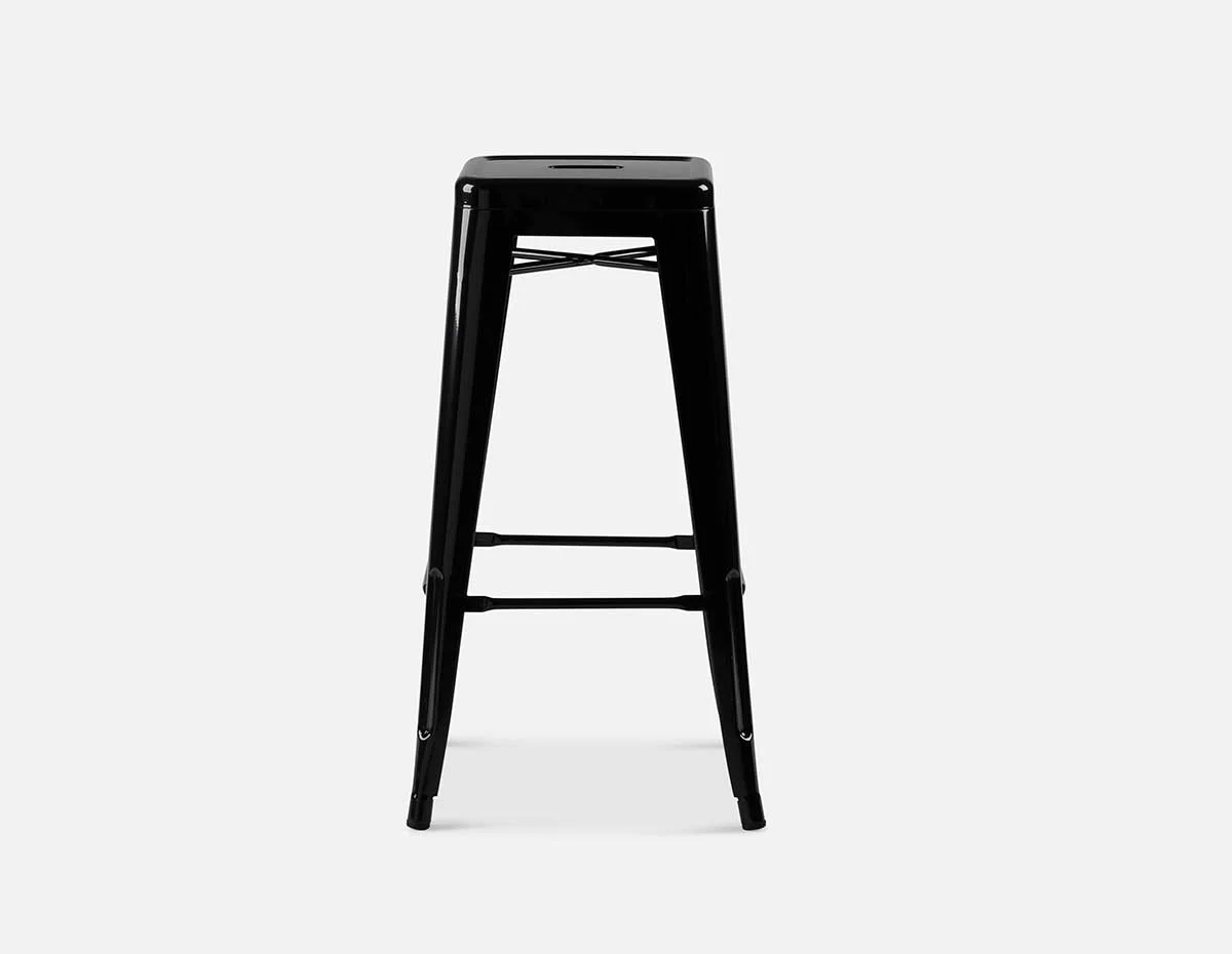 HUDSON — Iron bar stool 76 cm (92-16-15-20) - Image 4