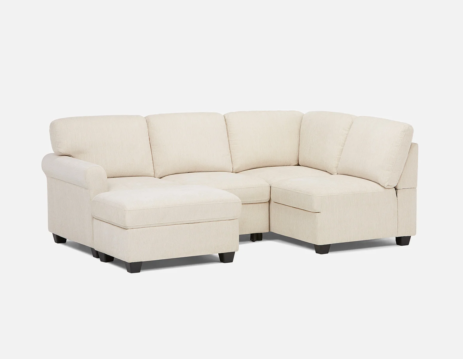 DELPHINE — Traditional right-facing sectional sofa-bed with storage (28-94-59-95) - Image 7