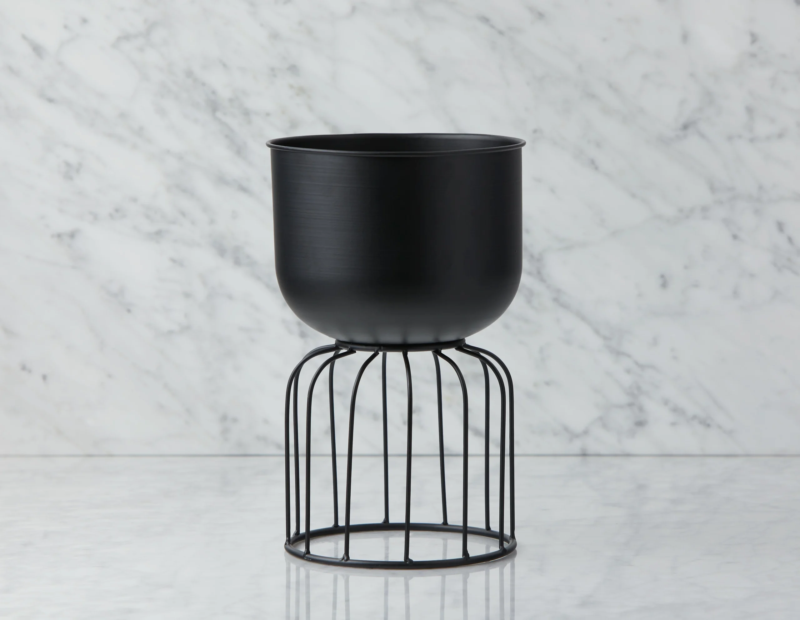 CAGI — Metal planter with stand 35 cm