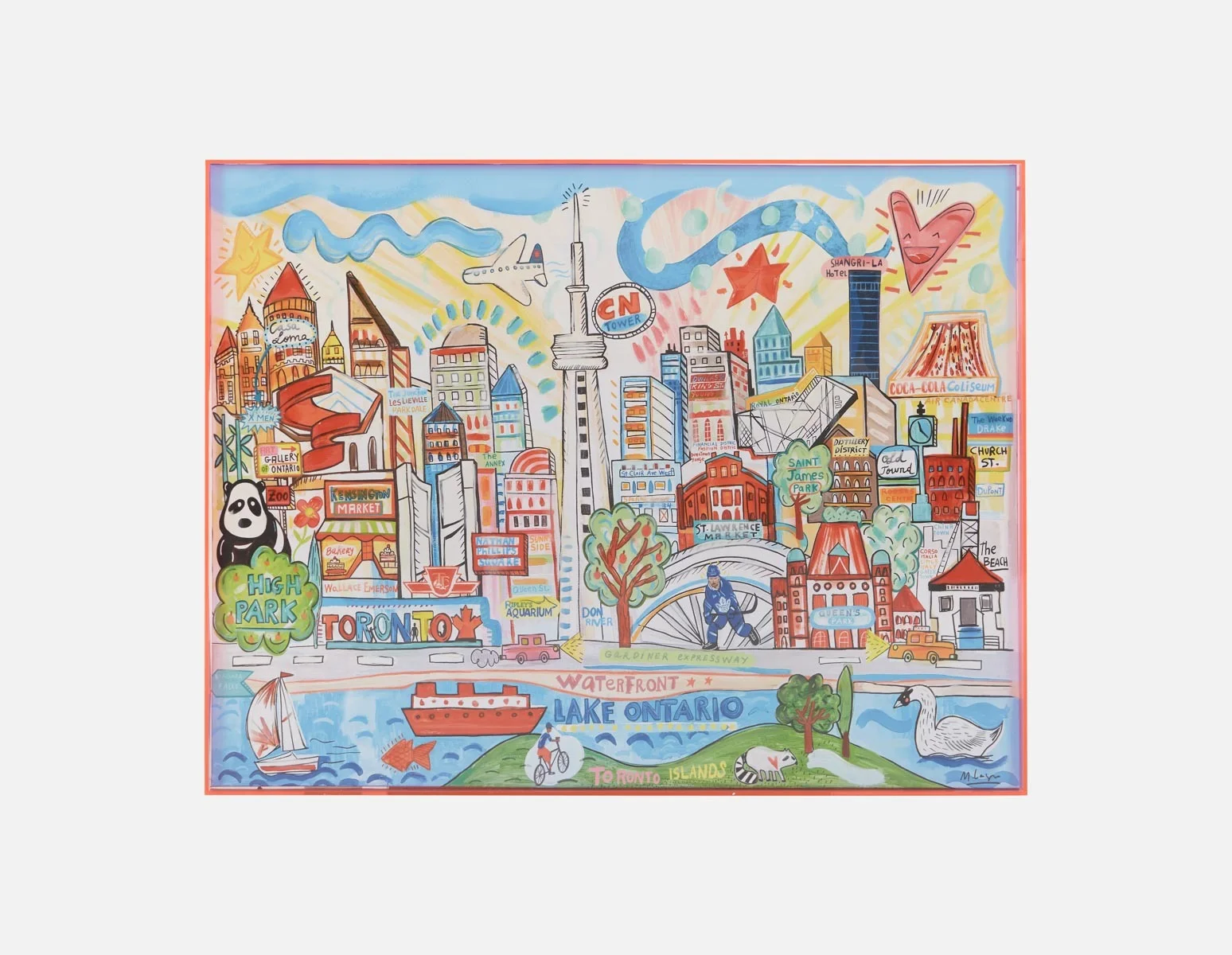 CITY YYZ — Acrylic shadow box art 85 x 110 cm - Image 6