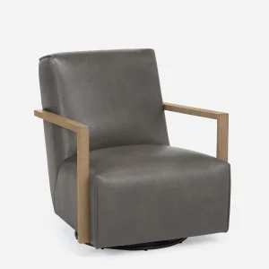 SELBY — Swivel glider accent chair (67-63-86-30)