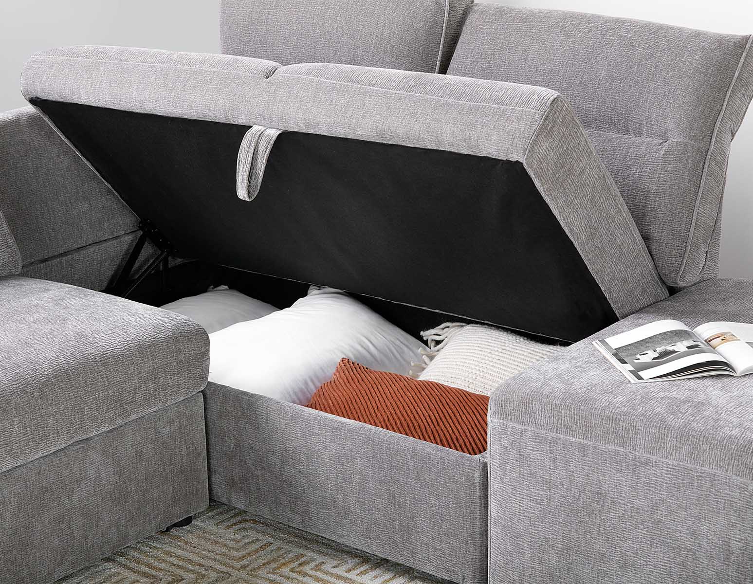 MINNESOTA — Right-facing sectional sofa-bed with storage (05-26-28-30) - Image 18