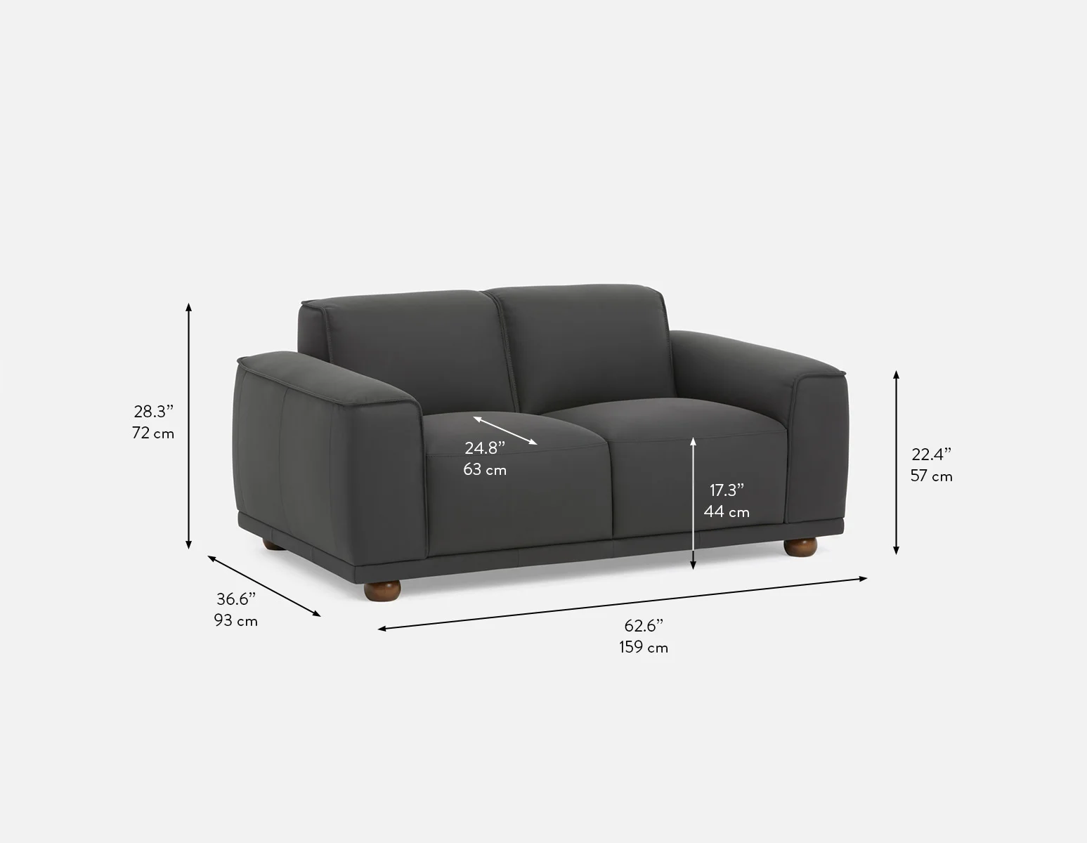 VIGO — 100% leather apartment sofa (71-99-64-20) - Image 13