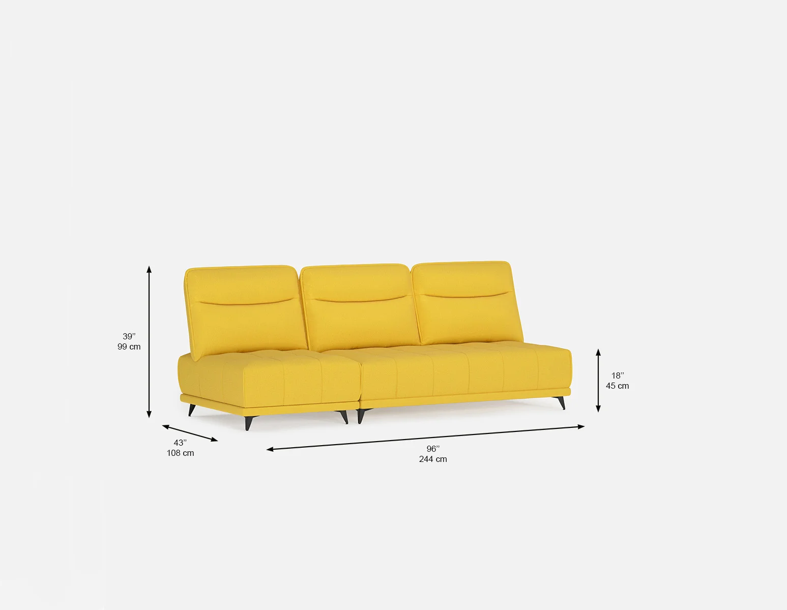 SIMON — 2-pc modular interchangeable sofa (71-35-61-50) - Image 6