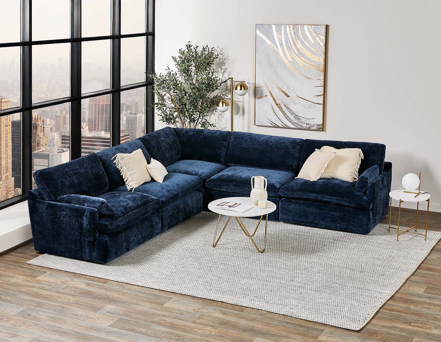 CHABLIS — 5-pc modular interchangeable sofa (53-19-55-60) - Image 7