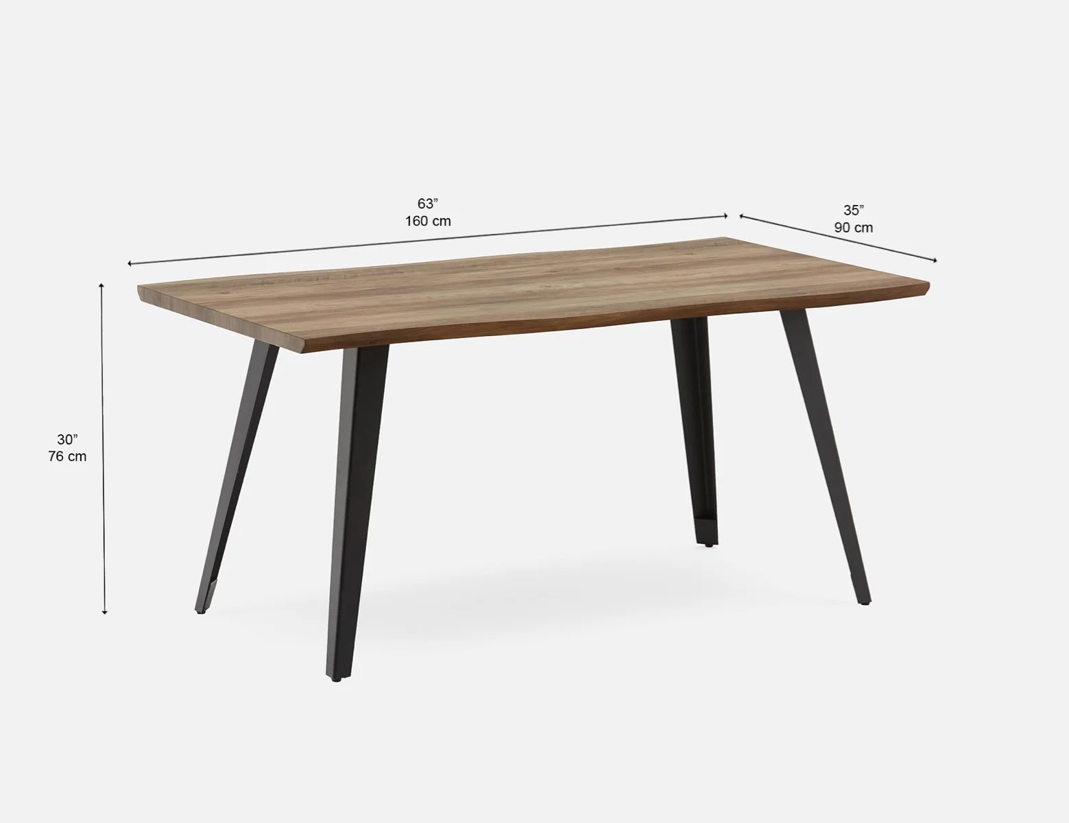 JERRY — Mid-century modern dining table 160 cm - Image 8