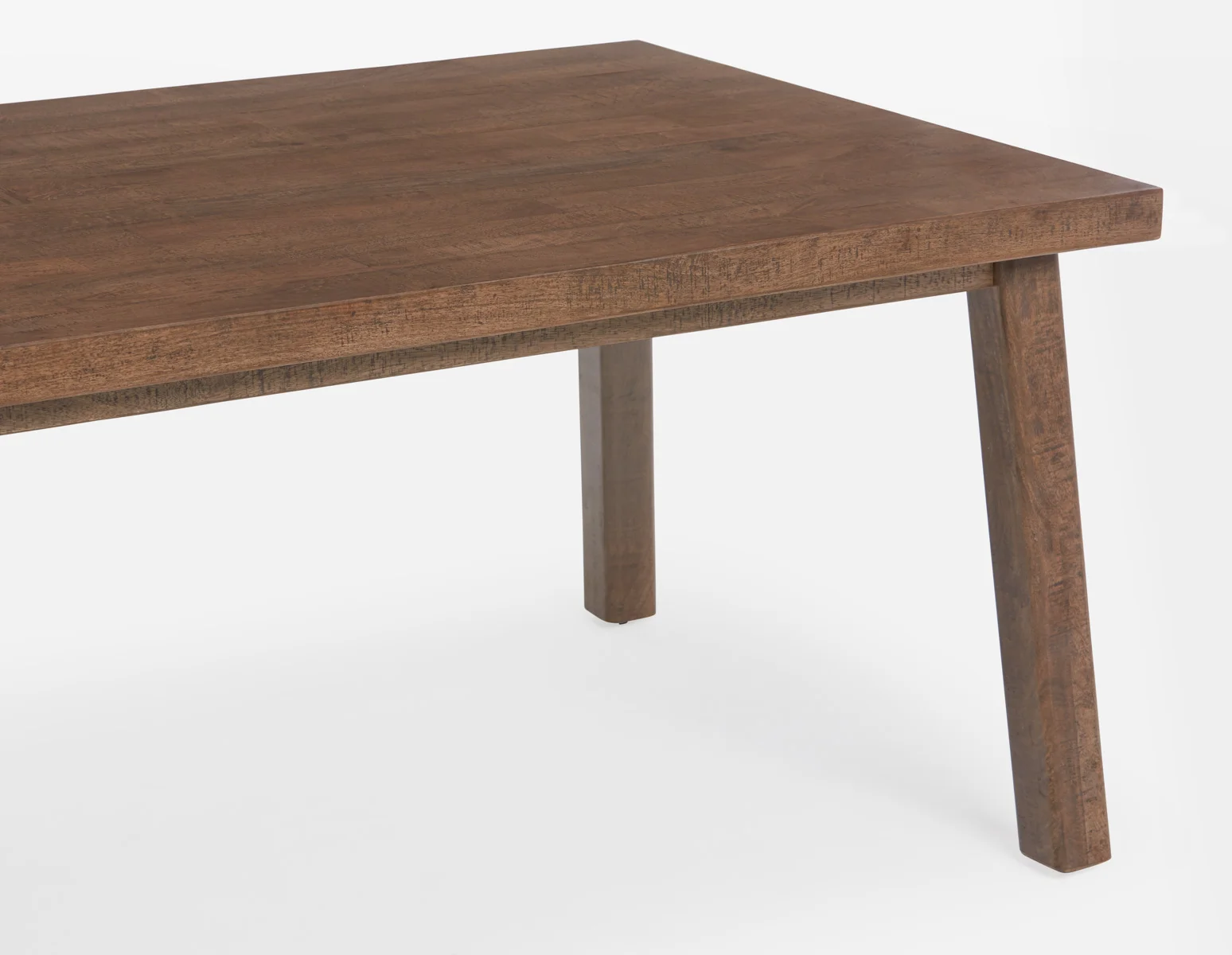 THESSALIA — Distressed solid mango wood large dining table 240 cm (94-80-91-96) - Image 8