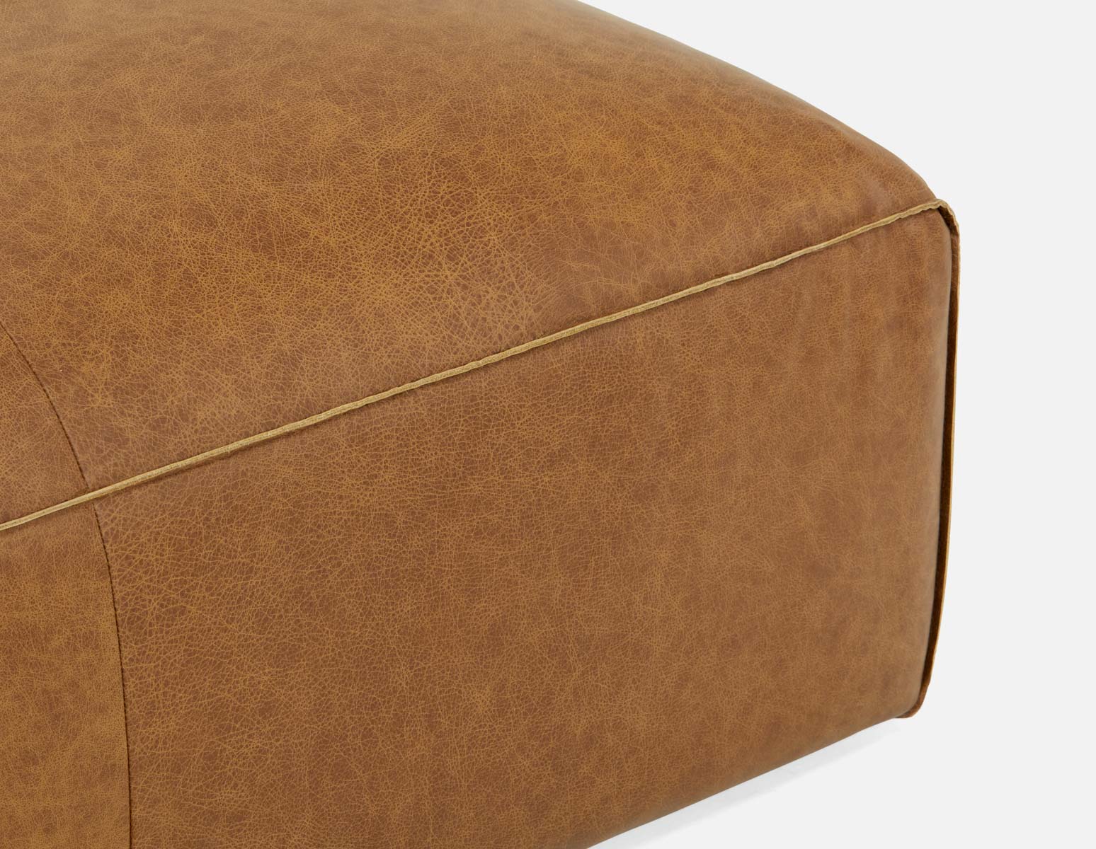 MONTE — 100% leather ottoman (08-82-47-67) - Image 6
