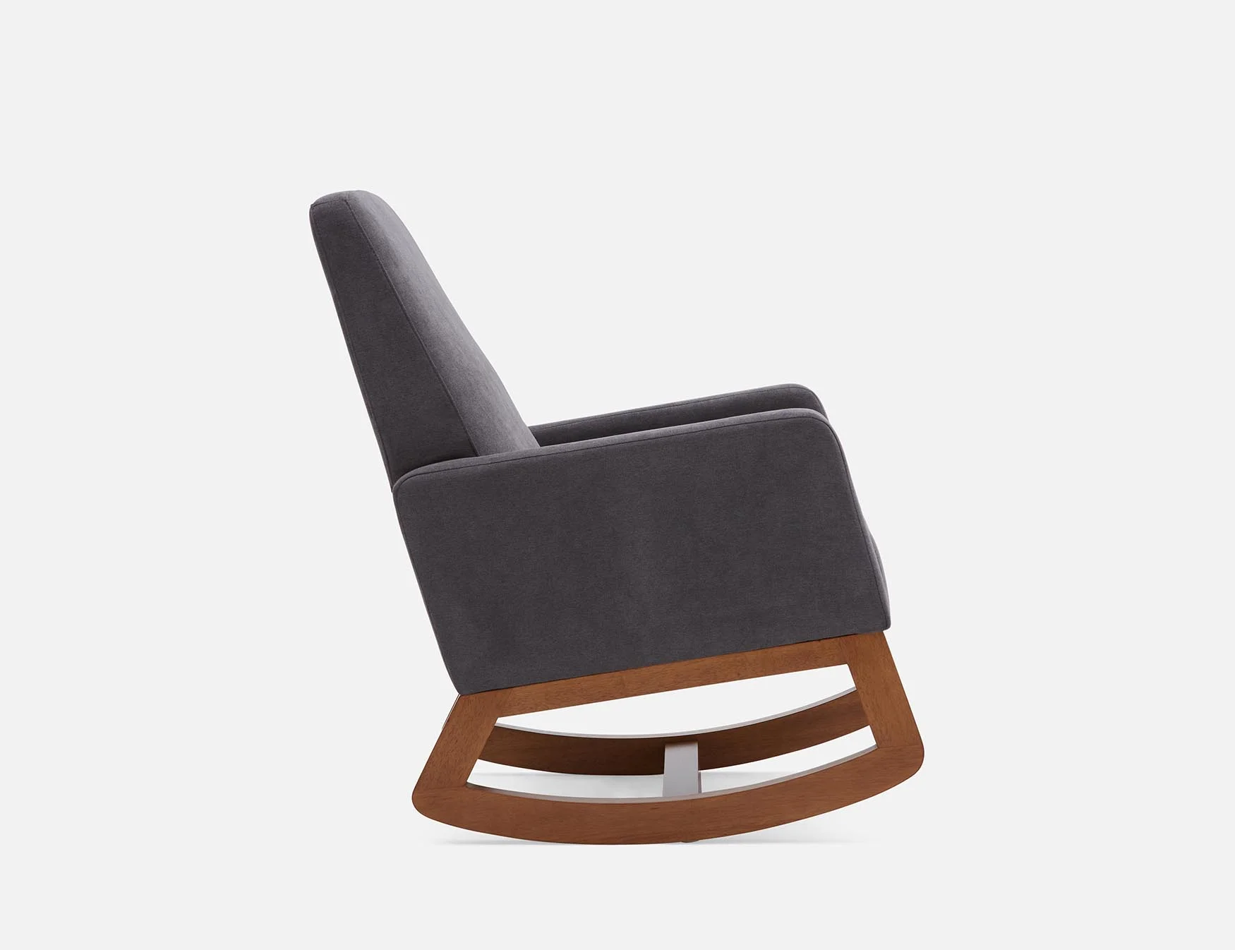 CEDRICK — Mid-century modern rocking armchair (45-46-33-33) - Image 5