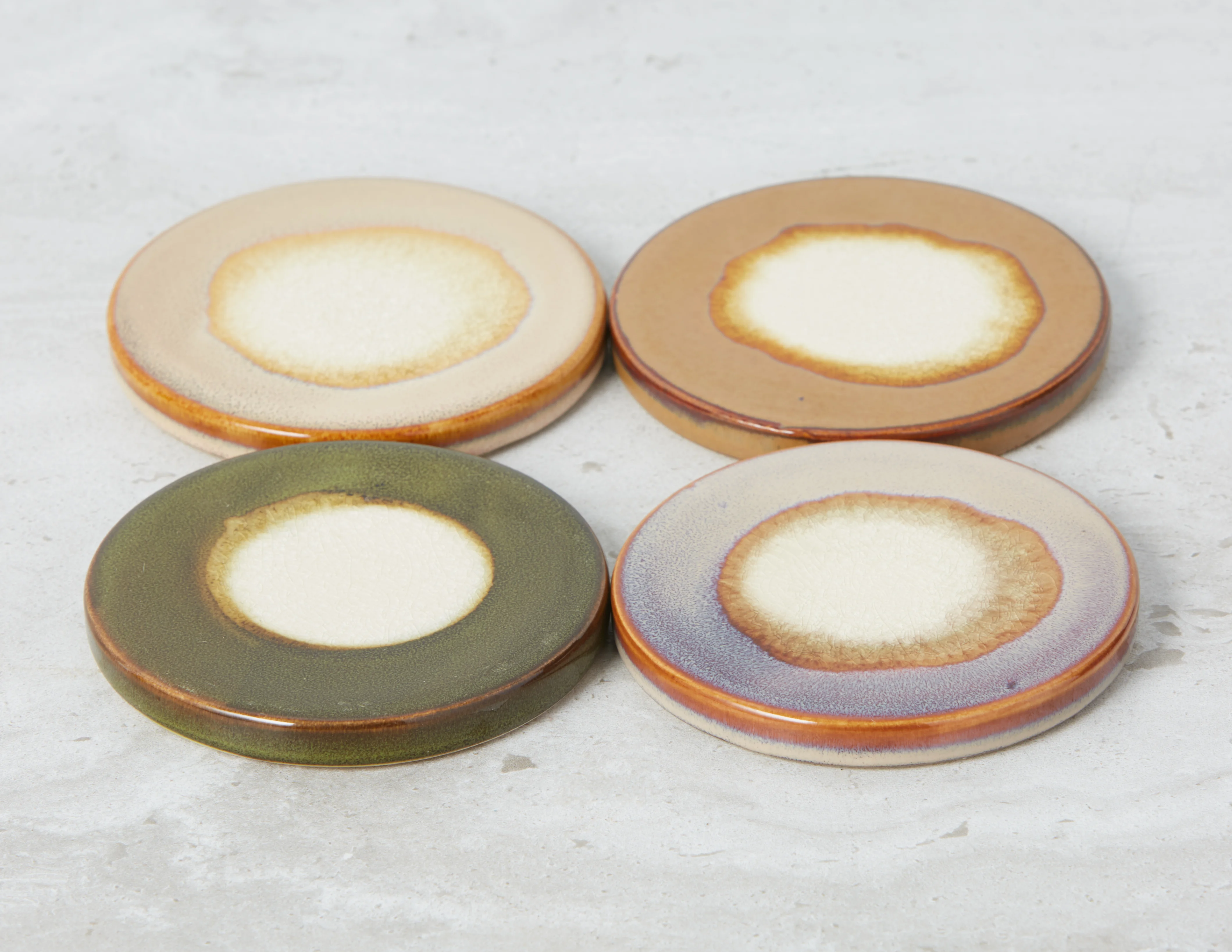 SAMARIA — Set of 4 ceramic coasters - Image 5