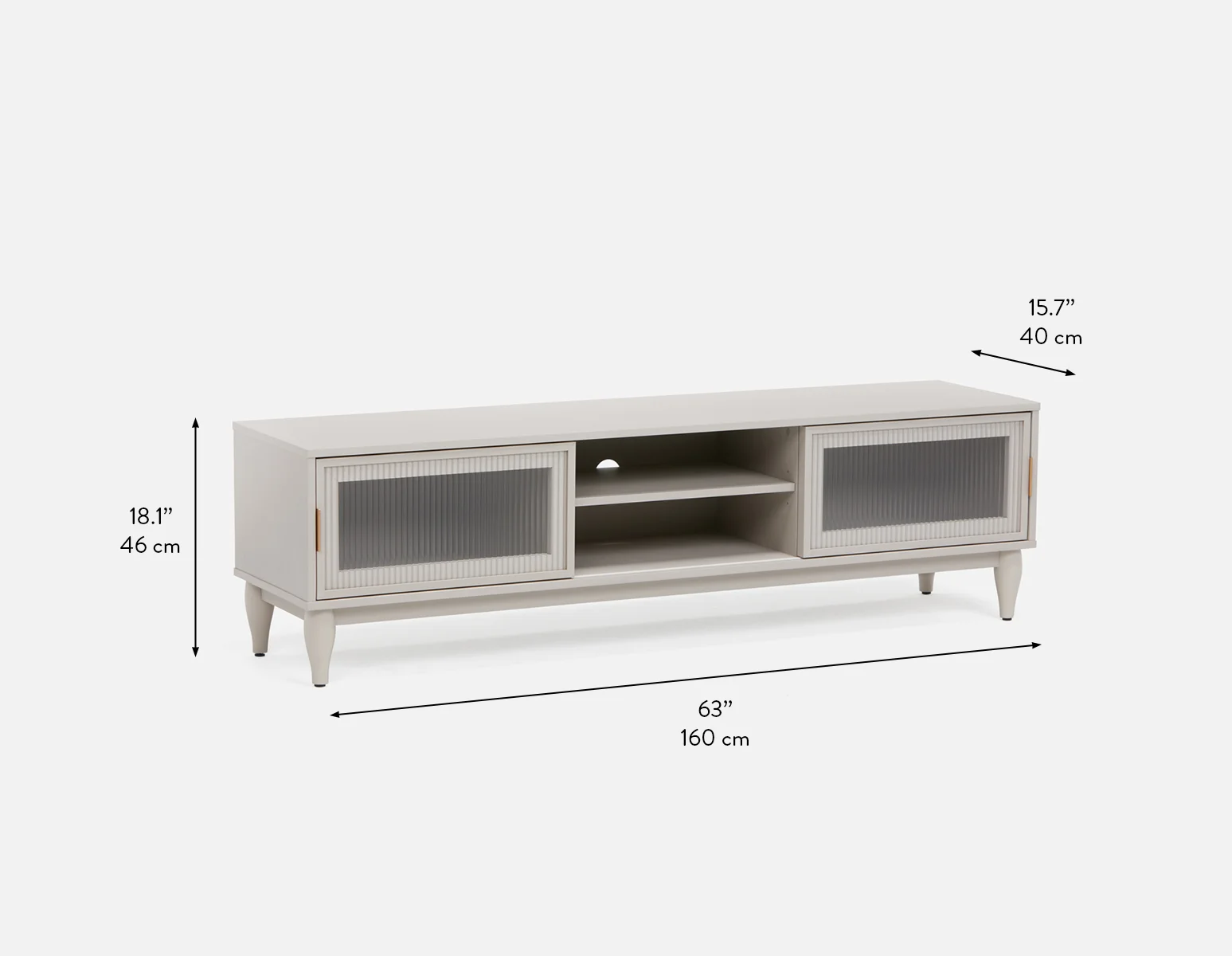 ALLESSIO — Modern contemporary media unit 160 cm (58-94-11-93-D) - Image 11