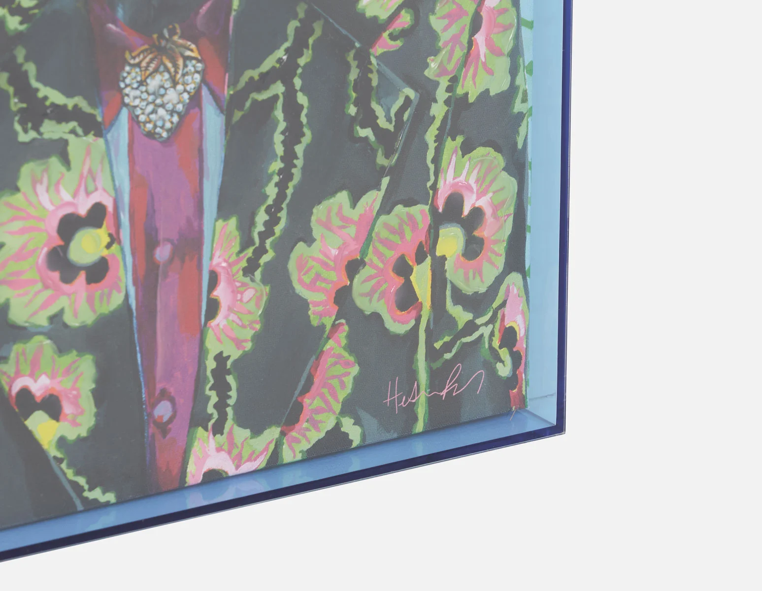 GOLDIE II — Acrylic shadow box art 45 x 60 cm - Image 3