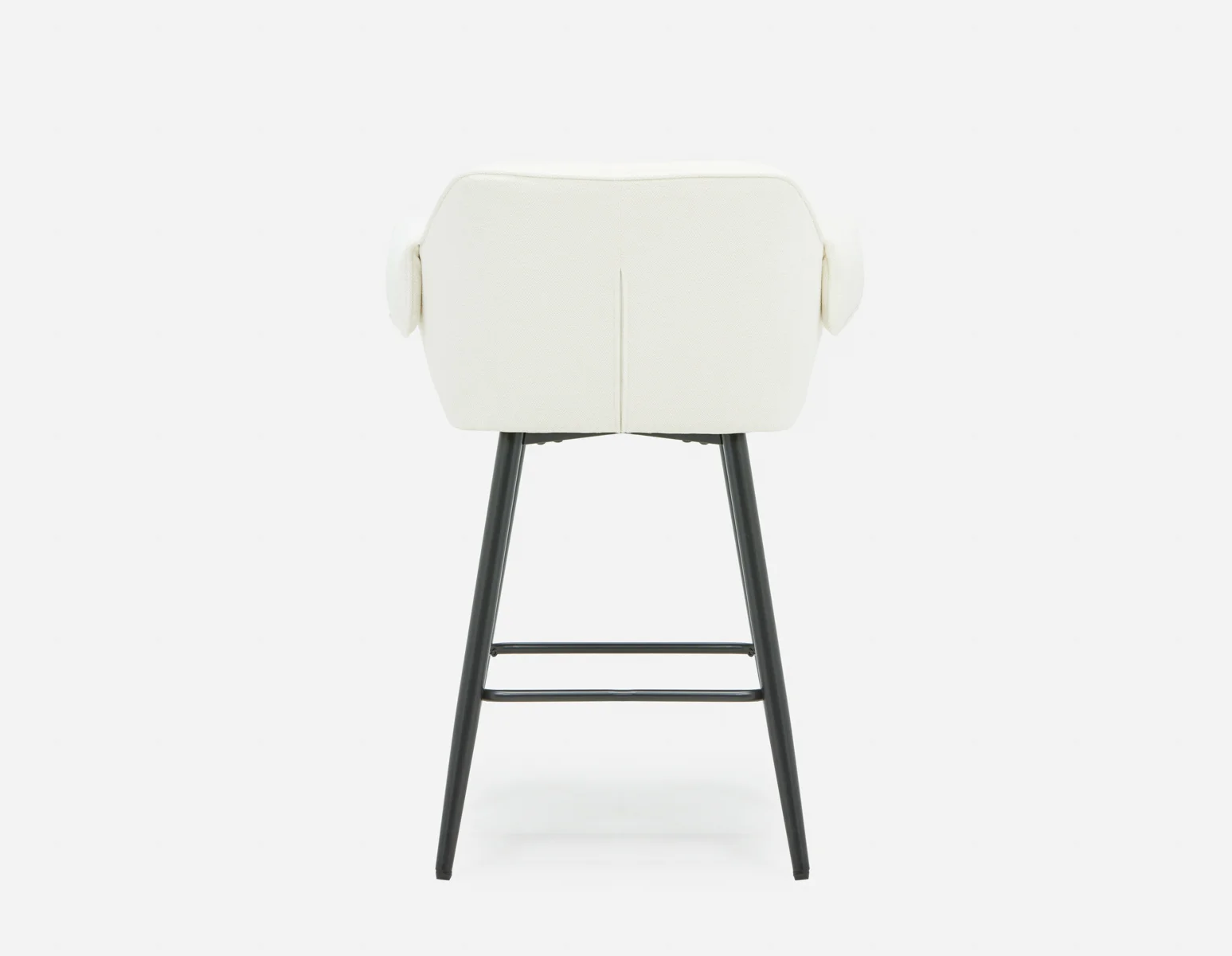 RALPH — Mid-century upholstered counter stool 66cm - Image 9