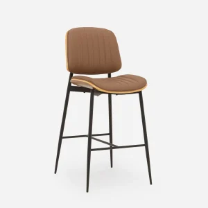 BEHARA — Mid-century modern retro bar stool 76 cm