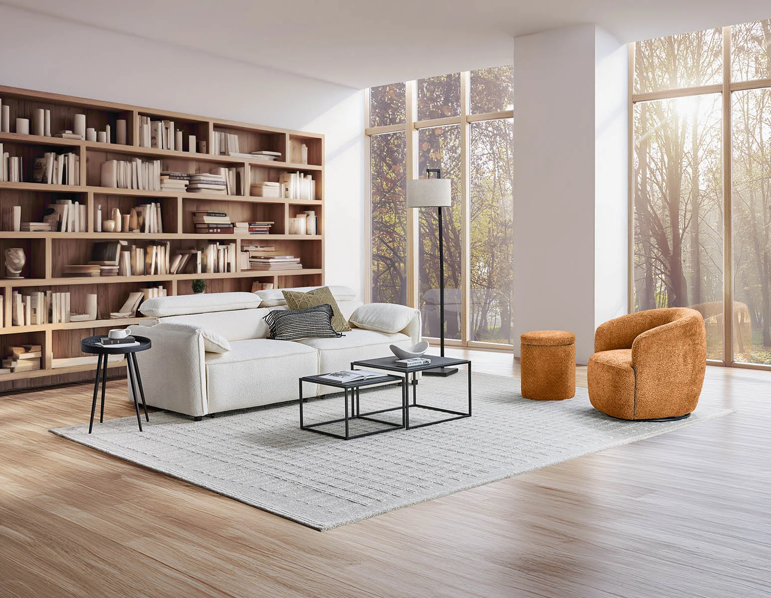 LAURENCE — Storage ottoman (46-35-82-45) - Image 7