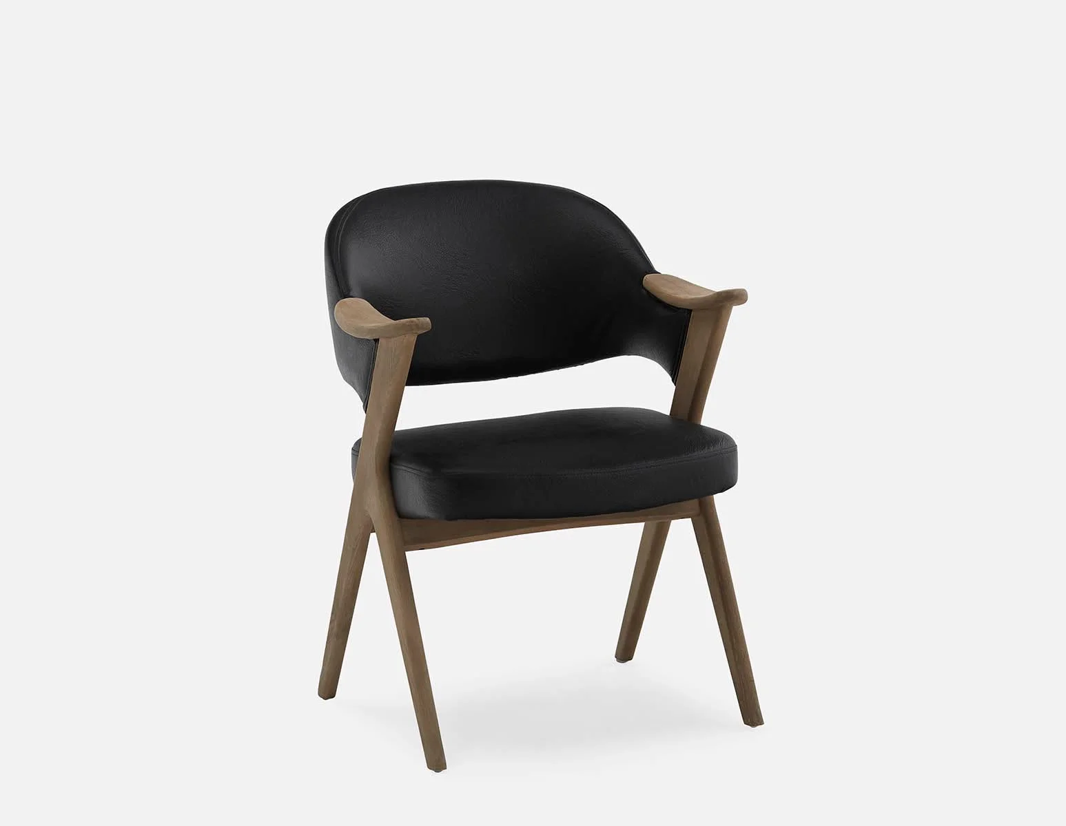 LORENA — Ash wood dining armchair (42-43-35-20) - Image 2