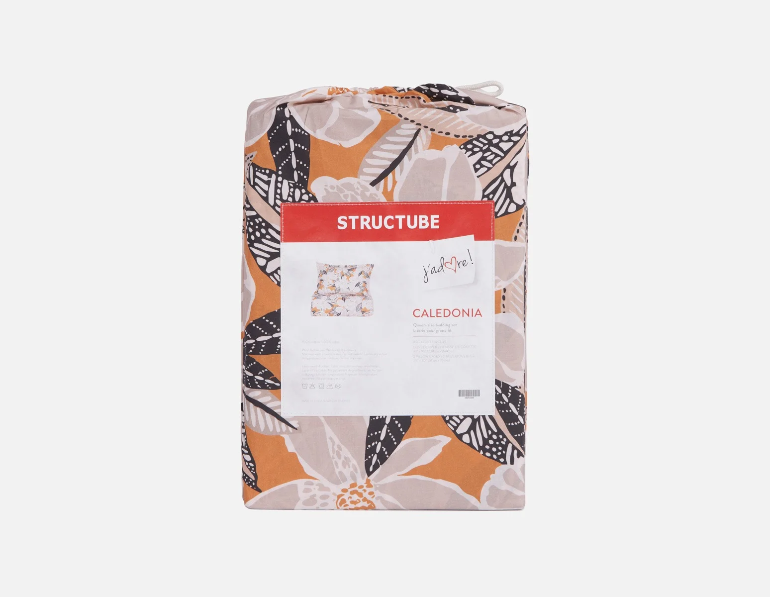 CALEDONIA — 3-piece queen duvet cover set - Image 4