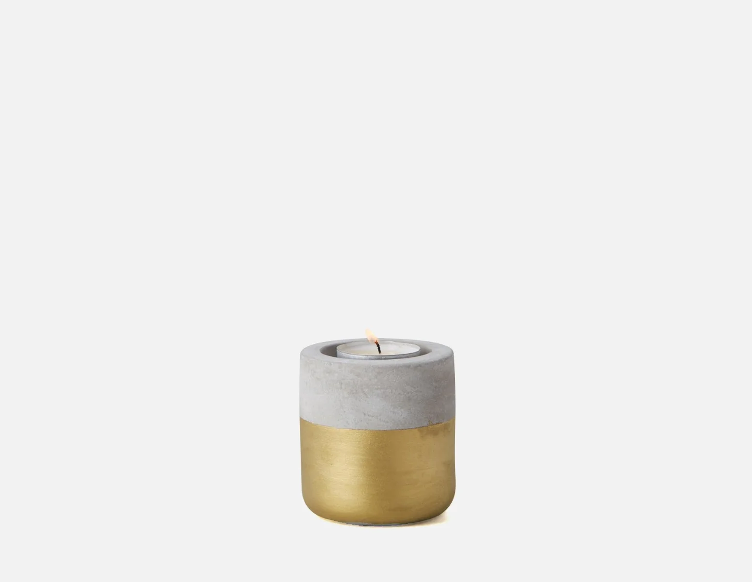 TYRIA — Cement tealight holder 8 cm - Image 4