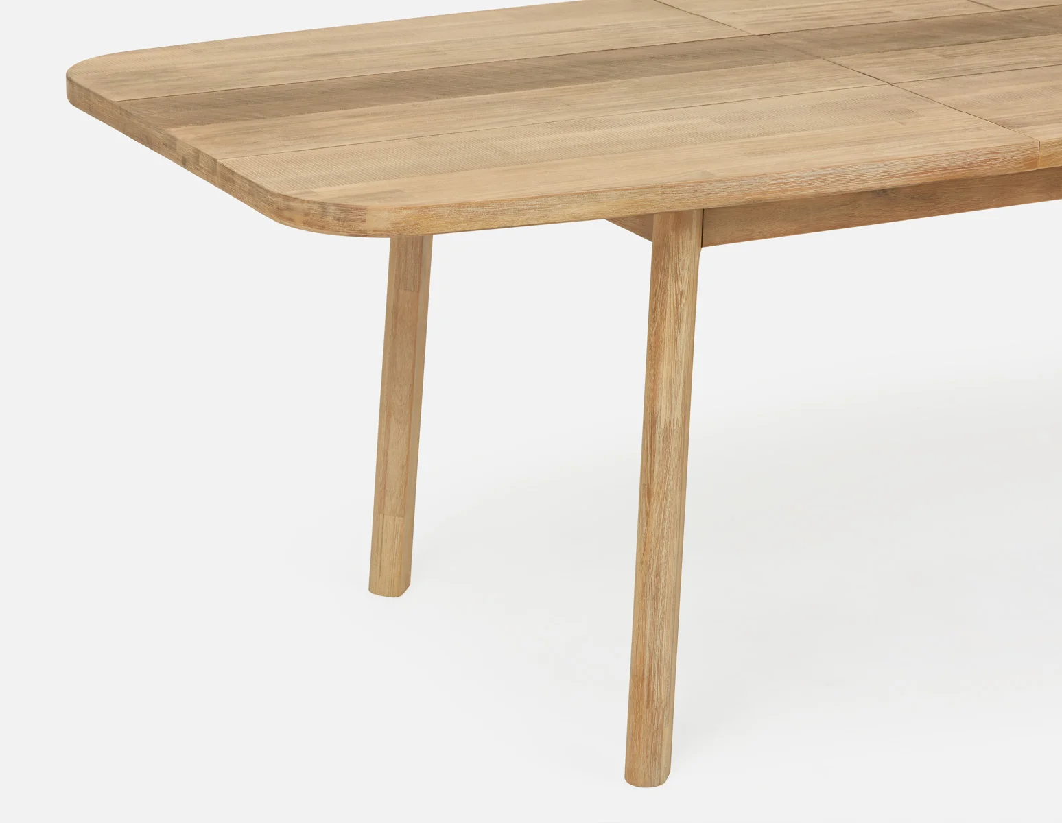 DALTON — Rustic farmhouse extendable acacia wood dining table 180cm - Image 14