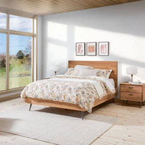 JENSON — Rosewood queen size bed