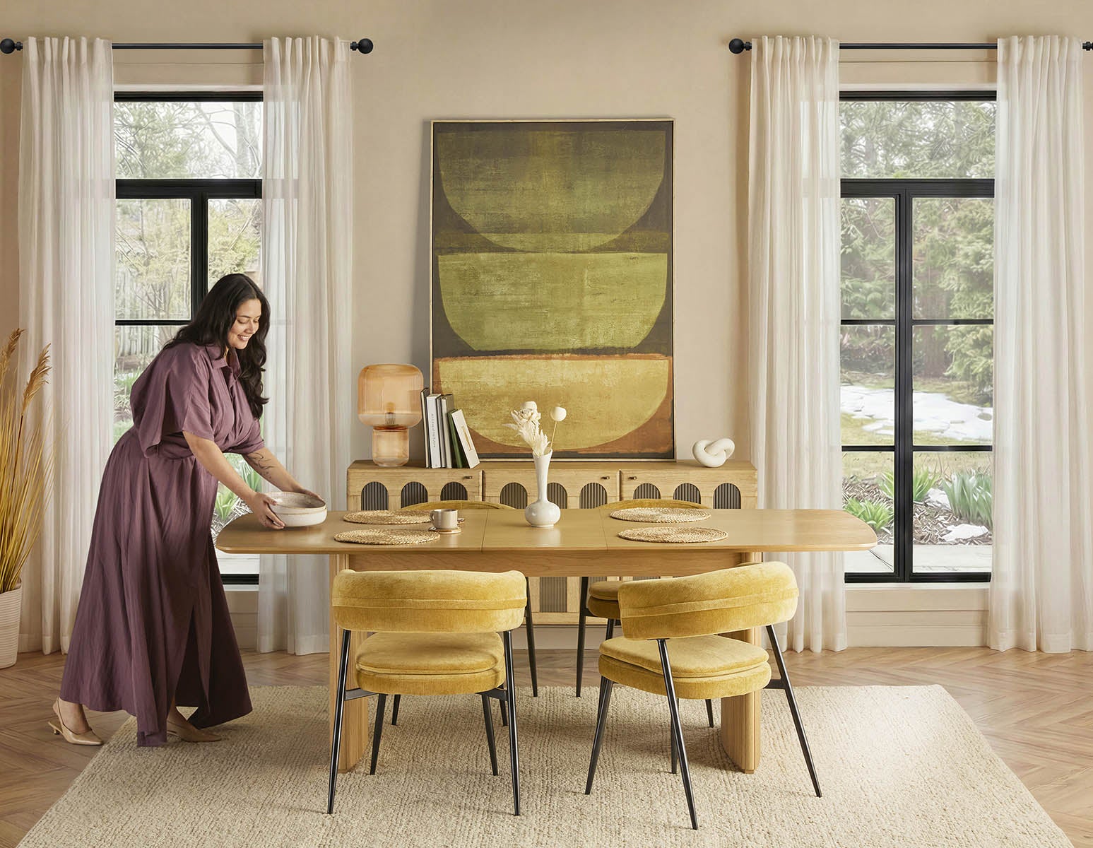 IFRAN — Modern contemporary dining chair (42-92-60-50)