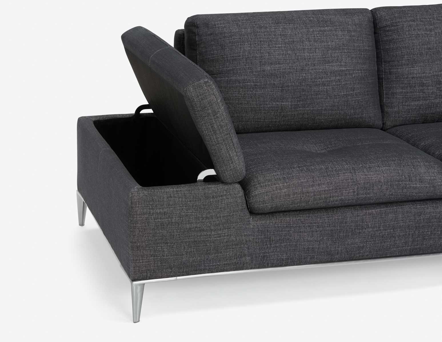 ANDREW — Right-facing sectional sofa in performance fabric (45-44-77-02) - Image 7