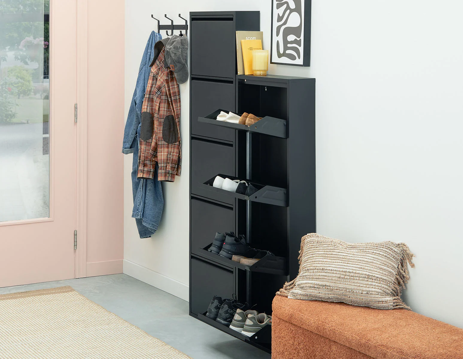 BERT — Modern 4-door shoe cabinet (36-68-26-20) - Image 13