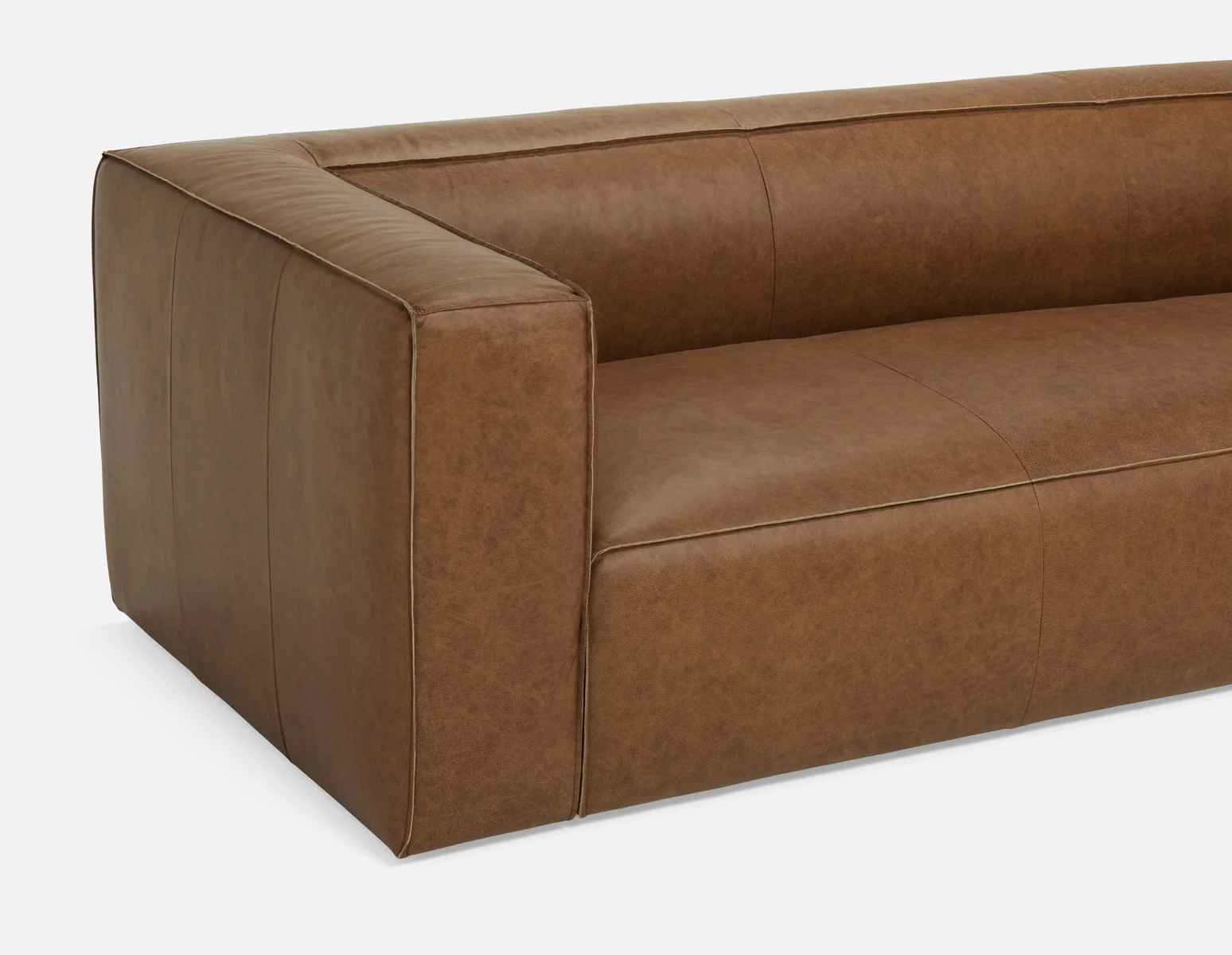 MONTE — 100% leather classic 3-seater sofa (39-69-47-67) - Image 11
