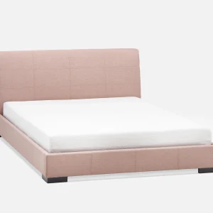 DENICE — Modern contemporary upholstered queen size bed (89-02-34-80)