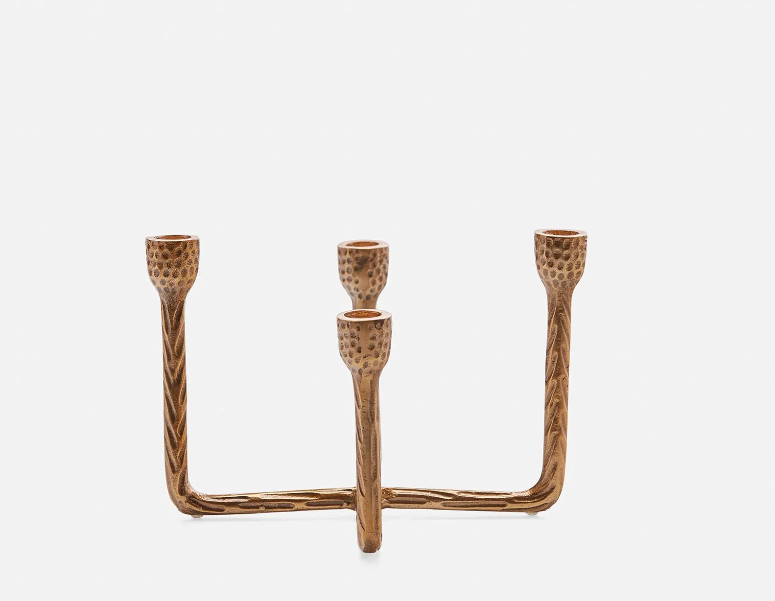 CANDI — Aluminum candle holder 18 cm - Image 5