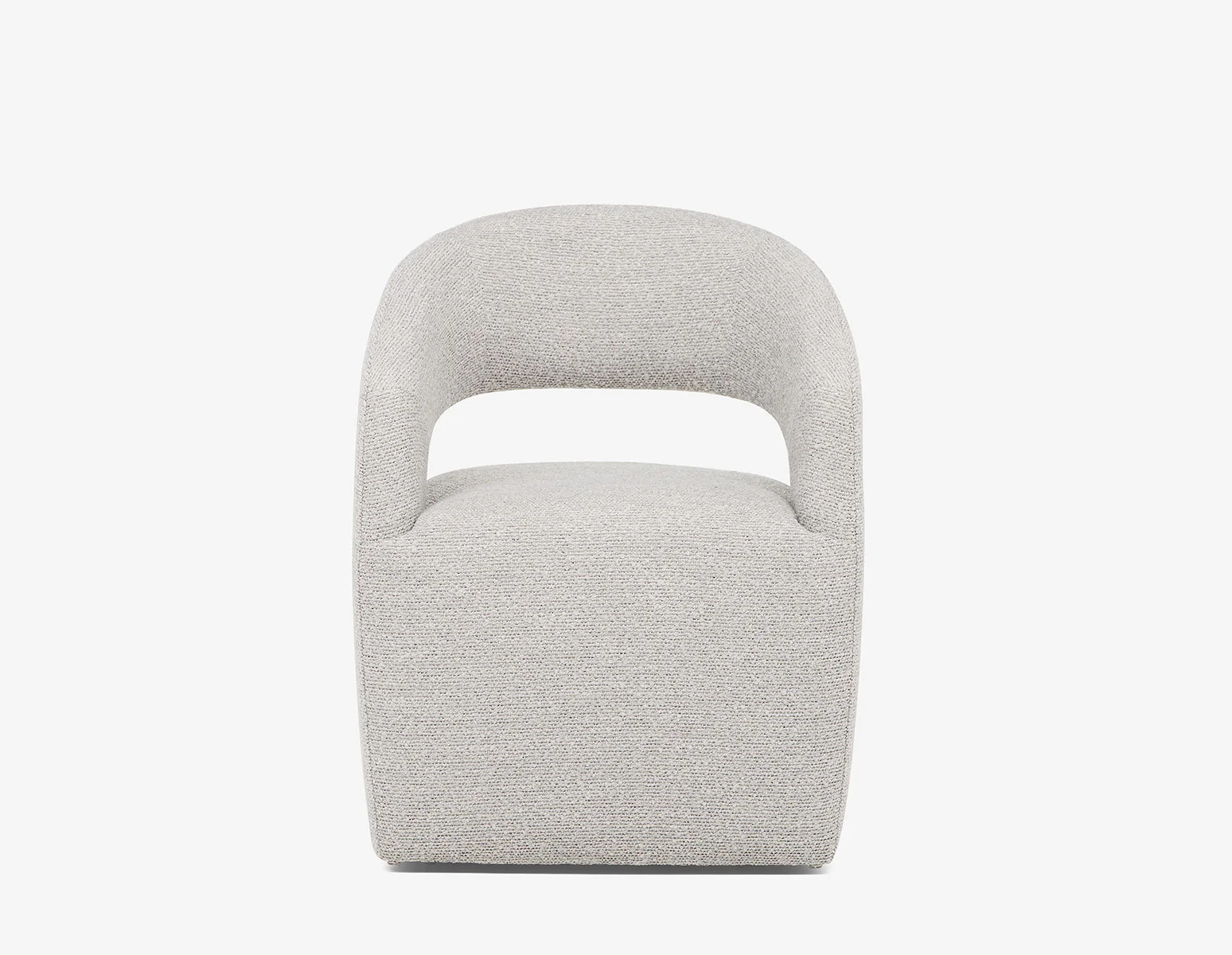 TIVOLI — Modern contemporary dining chair on casters (53-78-07-30) - Image 2