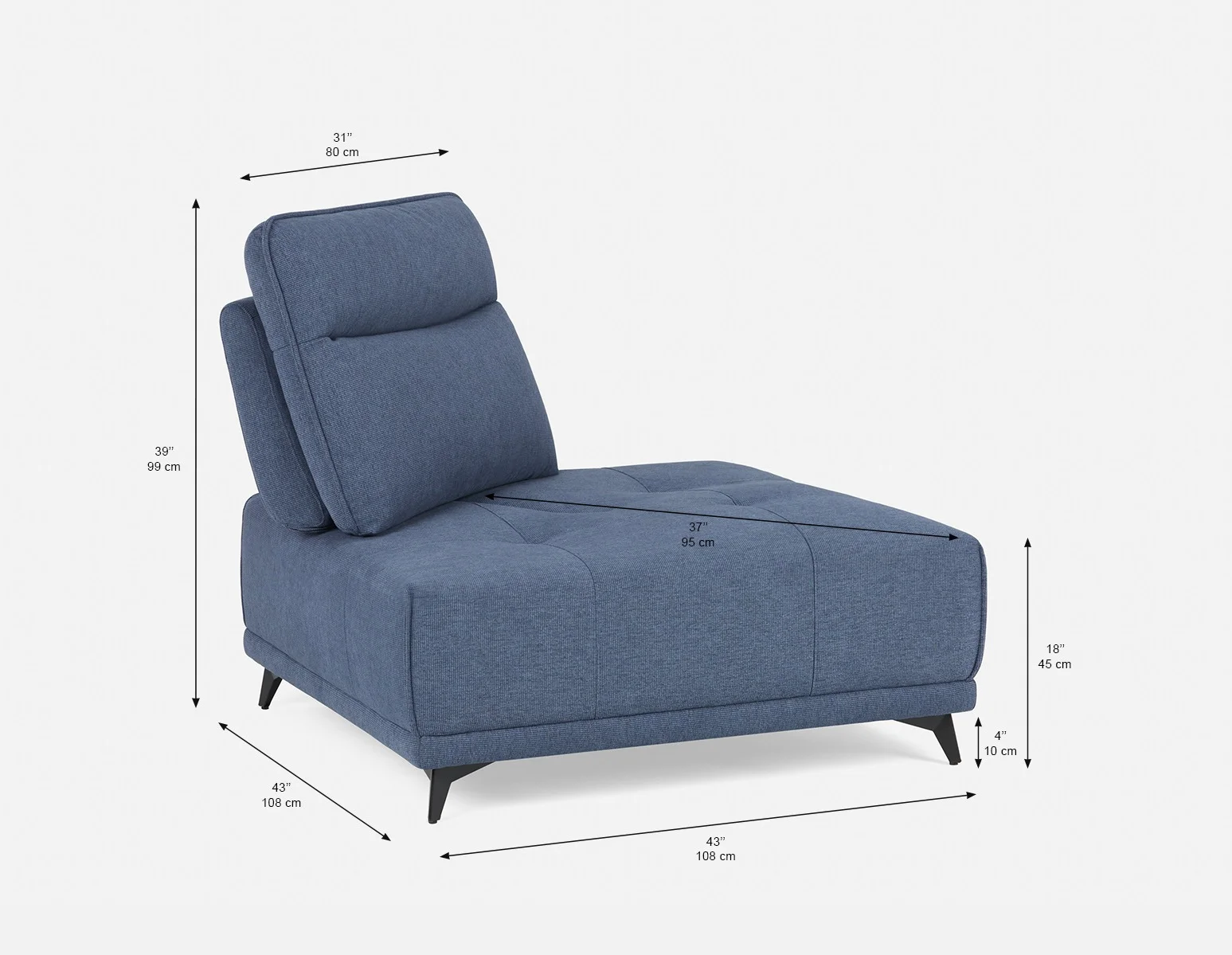 SIMON — Corner seat with adjustable backrest (61-42-44-60) - Image 9