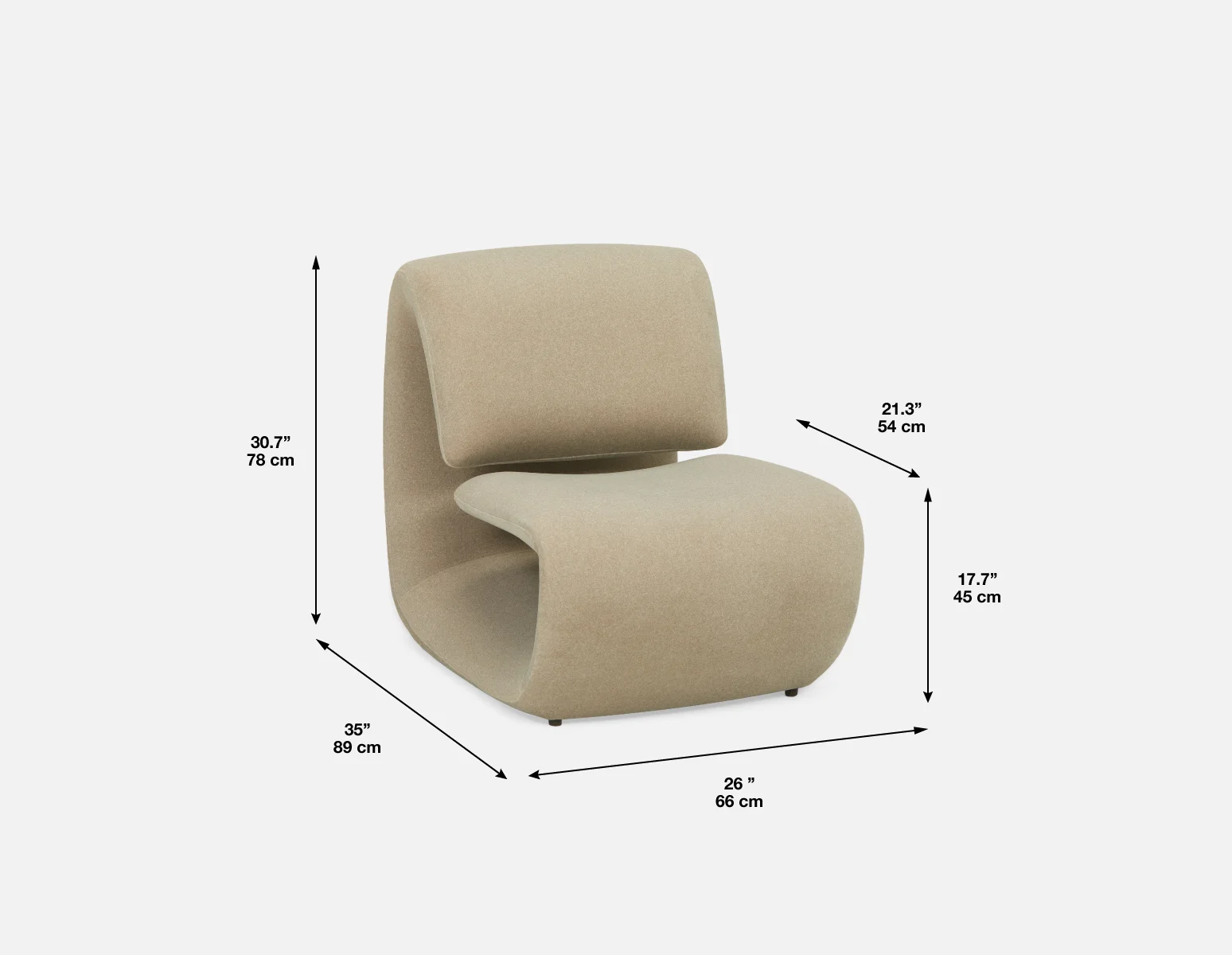 MONACO — Modern retro accent chair (87-29-46-93) - Image 11
