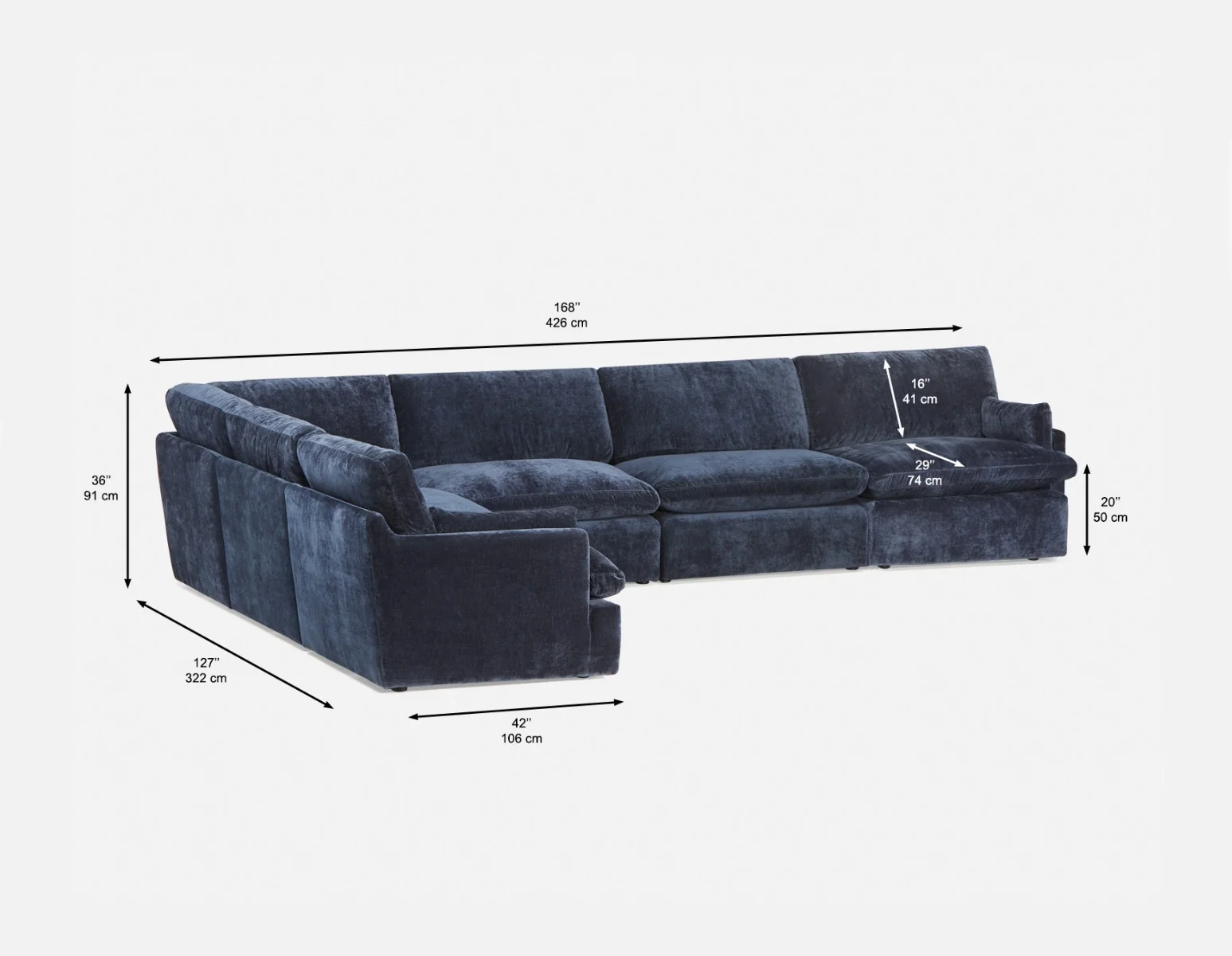 CHABLIS — 6-pc modular interchangeable sofa (57-03-35-60) - Image 7