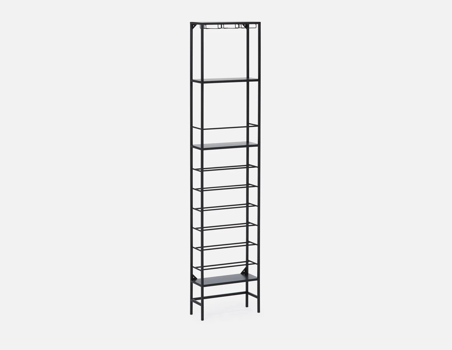 JAZZ — Contemporary metal wine rack 40x180cm - Image 15