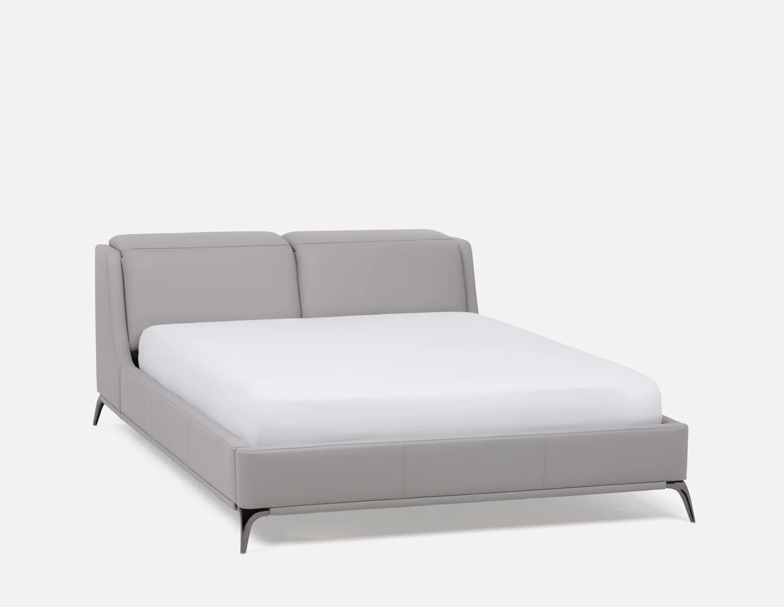 JONNAH — Leather queen size bed - Image 2