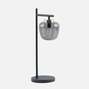 ILLUMI — Sculptural glass on stem modern table lamp 53cm